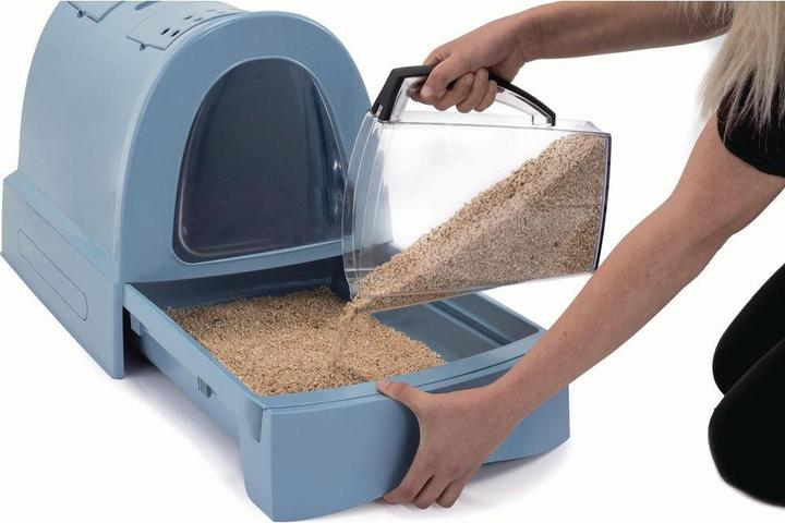 Actual product image IMAC Cat Litter Box Zuma Grey, Product type: Cat Litter Box (Cat litter box closed)