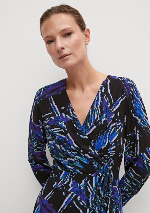 Image du produit Comma Kleid Midikleid mit Allover-Muster (36)