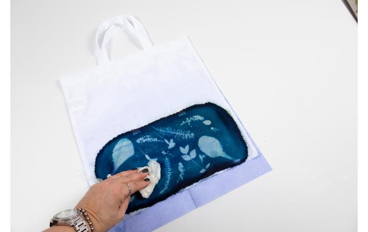 Actual product image Creative Creative set cyanotype, textiles