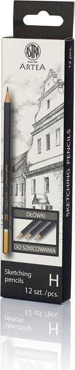 Produktbild Astra H Artea Bleistift zum Erlernen des Skizzierens (12 Stück) (H, 12x)
