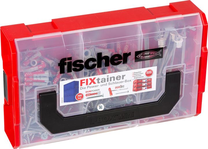 Produktbild Fischer 030189 SK SB-Karte, Inhalt Dübel SX 5 x 25, 20 x Spanplattenschraube 4 x 30 (200 Stk.)