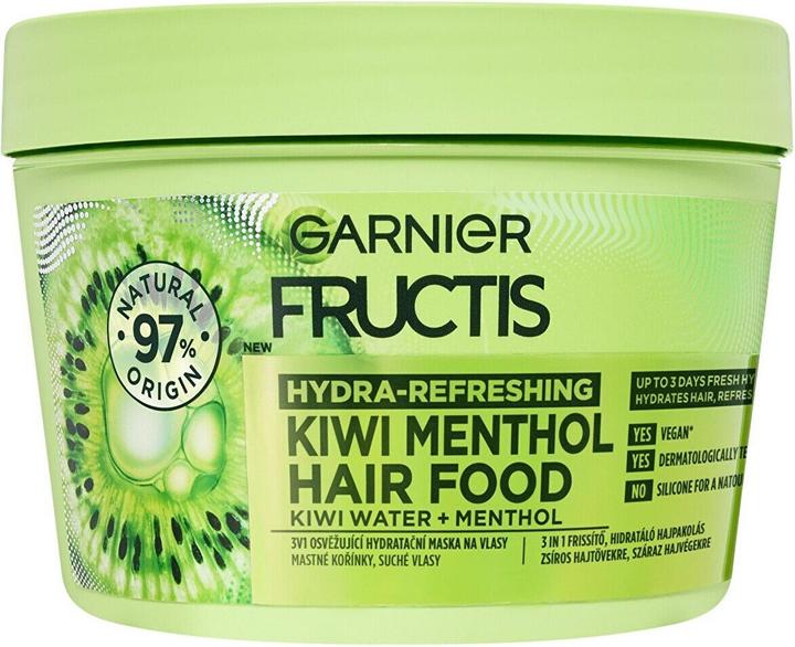 Garnier Feuchtigkeitsspendende Haarmaske mit Kiwi 3in1 Hair Food 400 ml (400 ml)