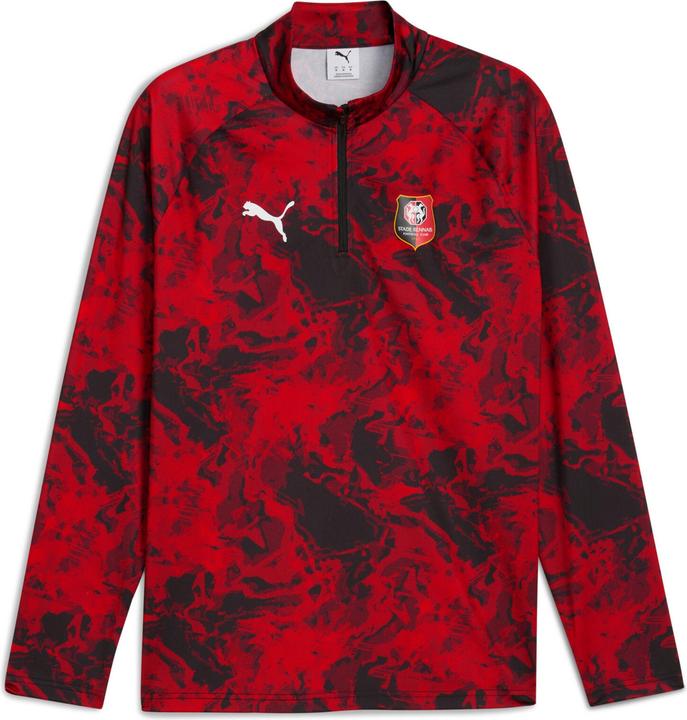 Actual product image Puma Warm Up 1/4 Zip Training Top Stade Rennais 2025/26 (L)