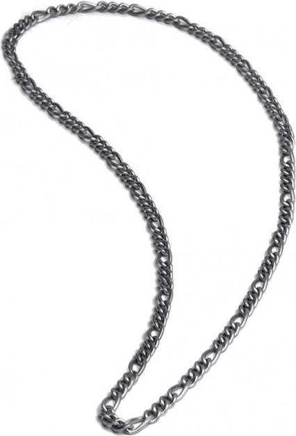 Image du produit Gemini COLLIER - ACIER NOIR - FIGARO - 55+10 CM (Acier inoxydable)