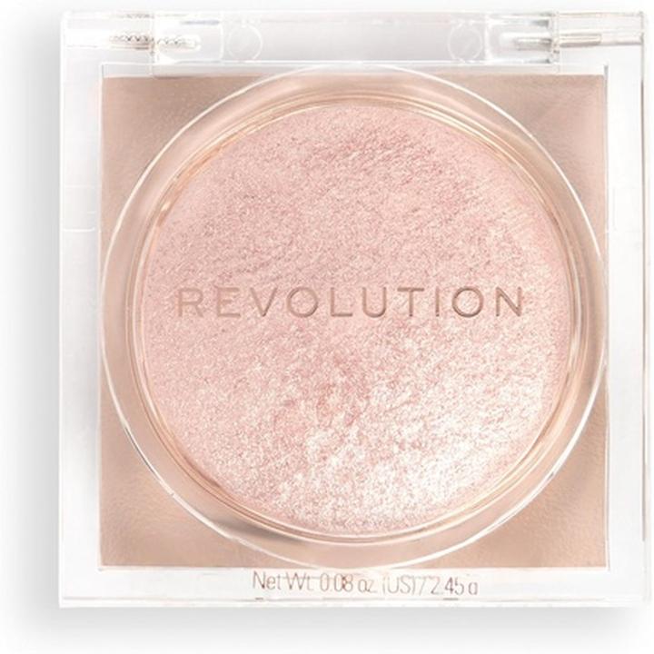 Makeup Revolution Beam Bright Highlighter All Over Face Glow Formula da polvere a liquida 5 diversi colori (Rosa Lustre, Highlighter, 40 g)