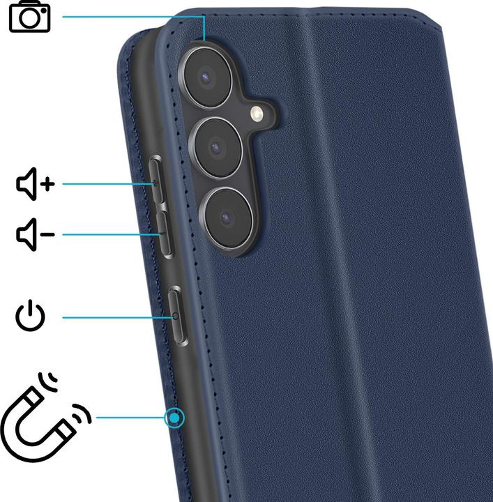 Actual product image Avizar Etui Galaxy S25 FE Wallet magnetisch Video-Stand (Samsung Galaxy S25 FE)