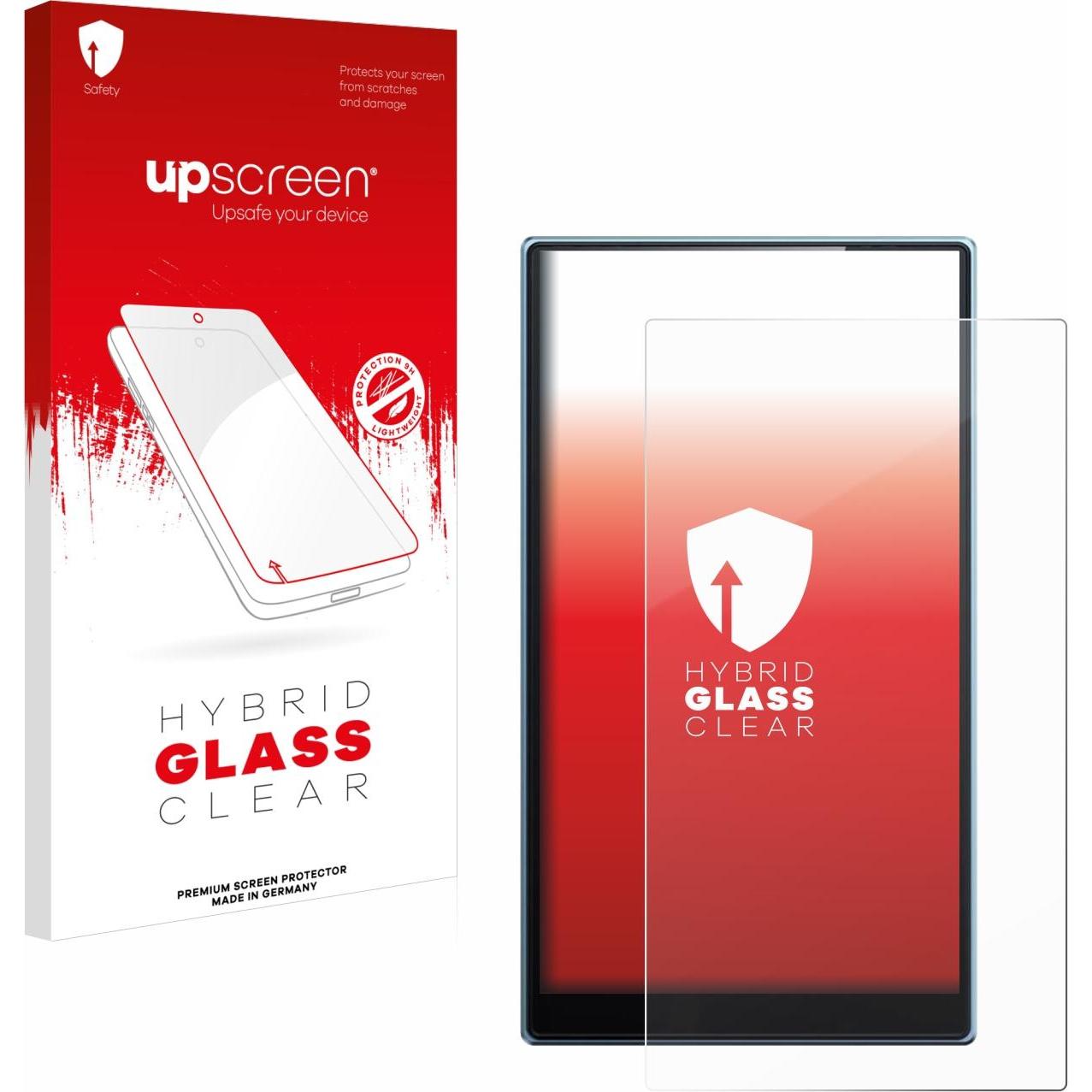 upscreen Schutzglas Schutzfolie Displayschutz Display Schutz Glas Folie klar, MP3 + Media-Player Zubehör
