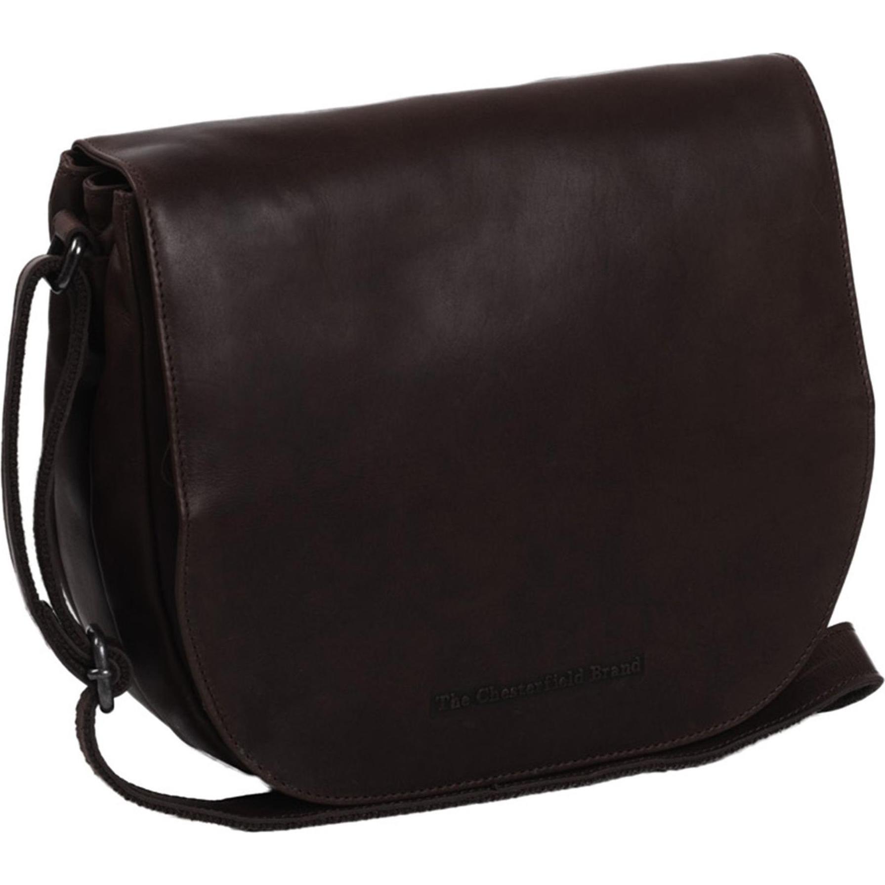 The Chesterfield Brand, Handtasche, Wax Pull Up Umhängetasche Leder 26 cm, Braun