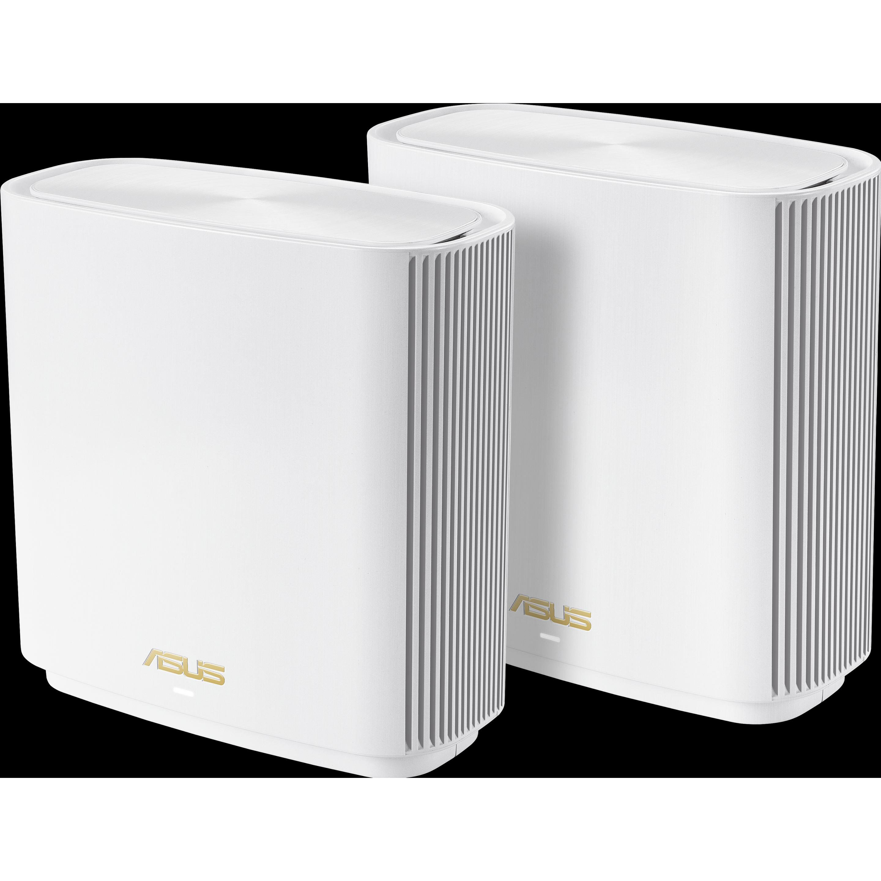 ASUS ZenWiFi XT8 WiFi 6 AX6600 (2 Pack), Router, Weiss