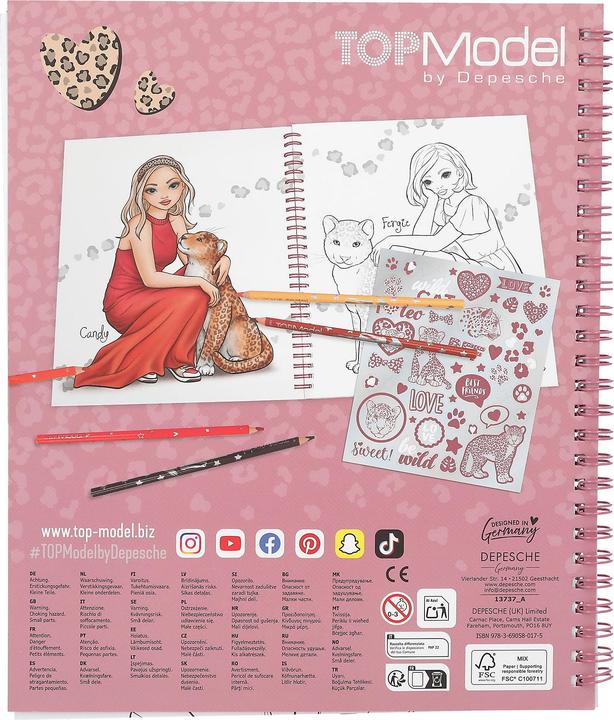 Produktbild Top Model TOPModel - Colouring Book LEOHEART (413737)