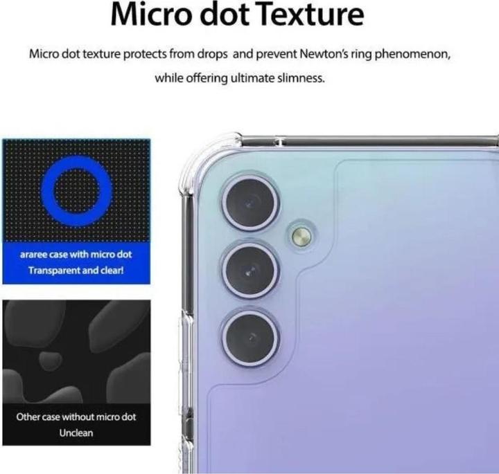 Actual product image Araree Flexield Made in Korea Series (Samsung Galaxy A34 5G)