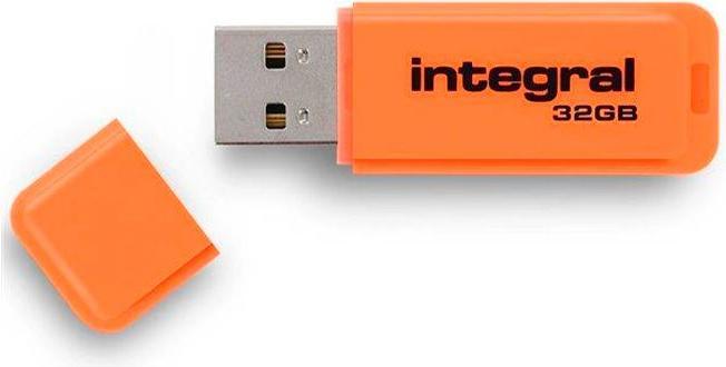Actual product image Just Integral Neon - USB Flash Drive - 32 GB - USB 2.0 (32 GB, USB-A)
