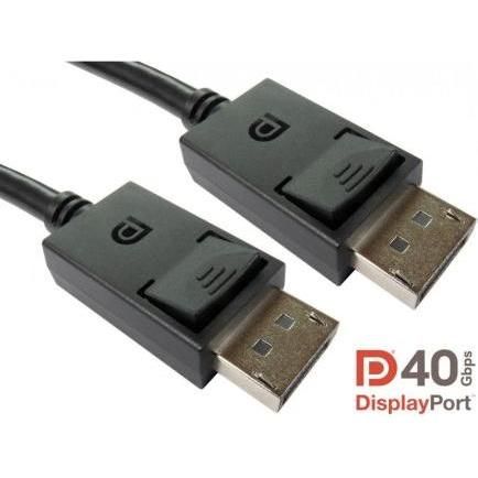 RS PRO Stecker CDLDP40 DisplayPort-Kabel A Displa, Cavo video, Nero