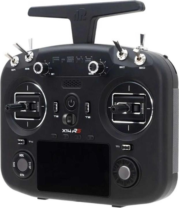 Actual product image FrSky X14RS Sender 2,4Ghz Black mit Akku, ohne Ständerhalter, mit EVA-Bag