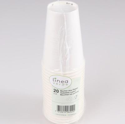 Image du produit Elco Gobelet en carton 2dl 20000820 blanc, 20pcs. (20 x)
