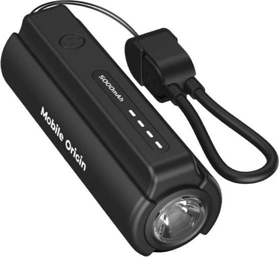Image du produit Mobile Origin 5000mAh Compact PowerBank PB7 with Flashlight and USB-C Cable (5000 mAh)