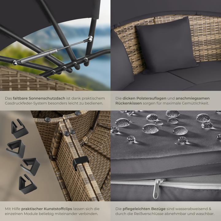 Actual product image tectake Santorin