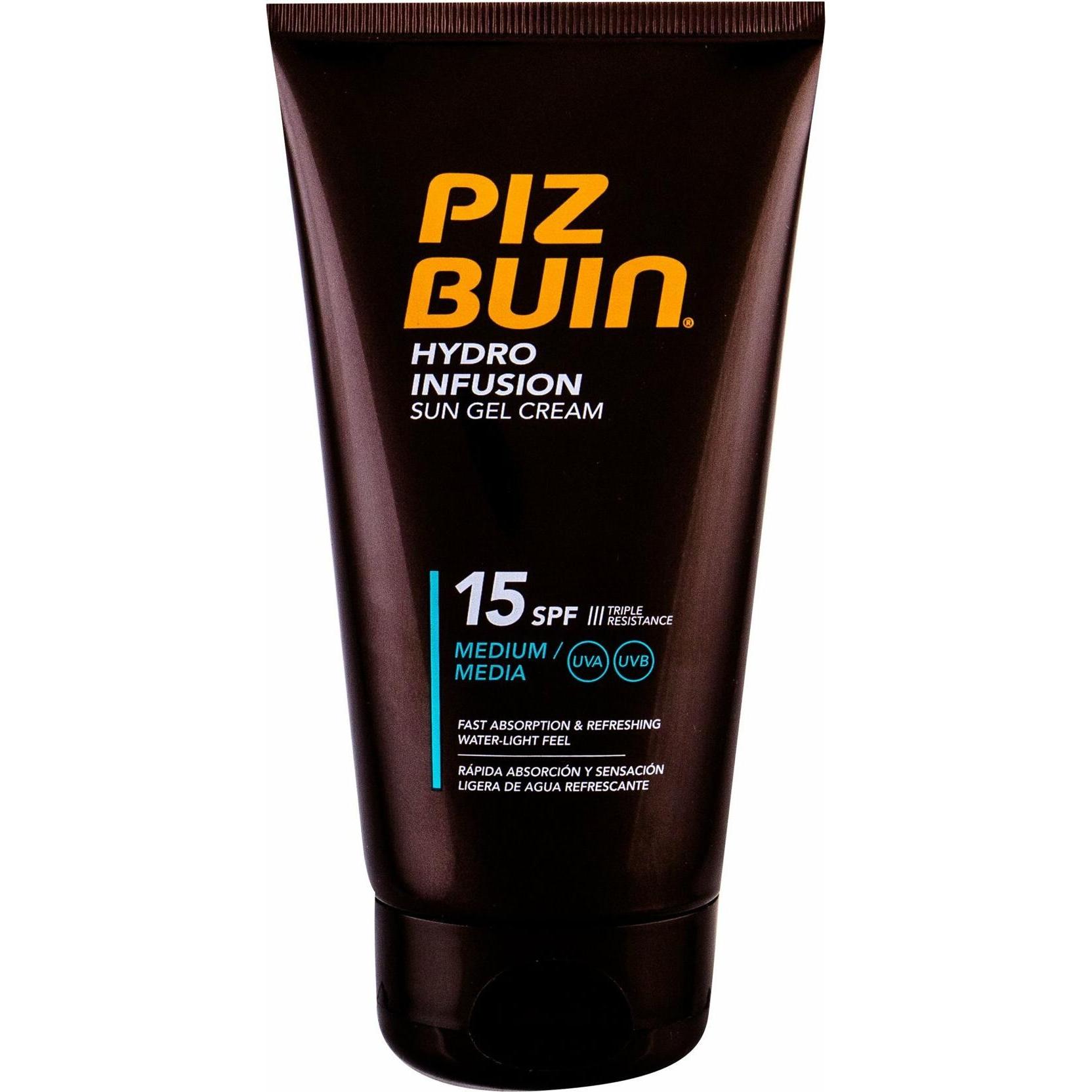 Piz Buin, Sonnencreme, Hydro Infusion Sun Gel Cream (Sonnencreme, SPF 15, 150 ml, 150 g)