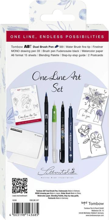 Produktbild Tombow OneLineArt Set, 9-teilig