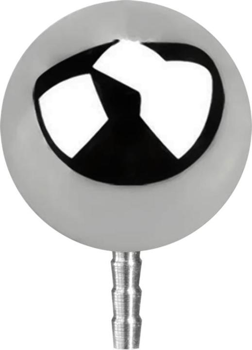 Produktbild Star Piercing Kugel silber zum Stecken (Titan)