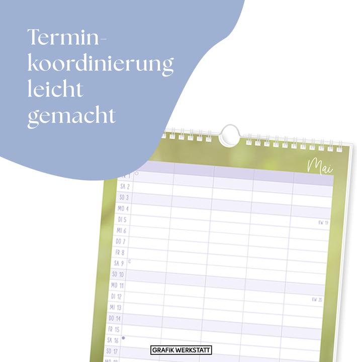 Familienplaner 2026 Classic (22 x 48 cm, Copertina rigida, Tedesco)