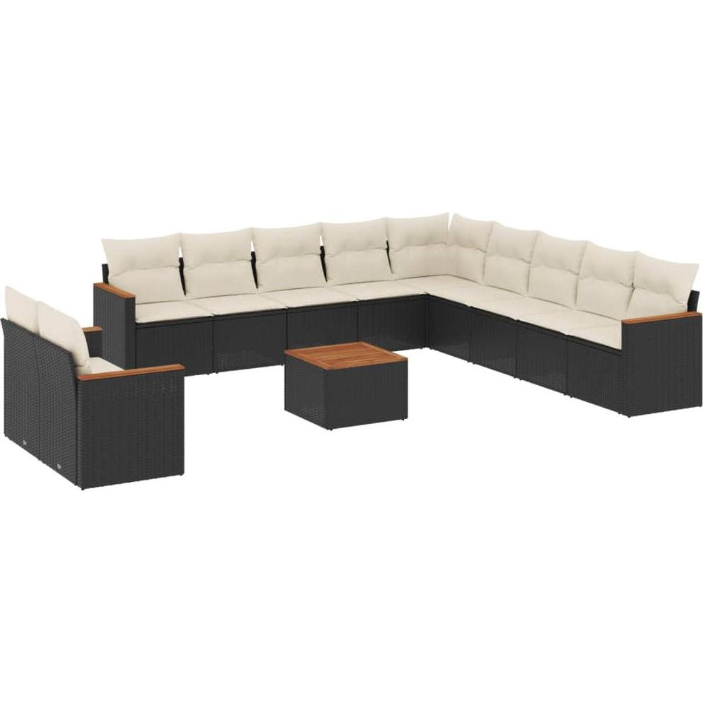 VidaXL, Gartenlounge, 10-tlg. Garten-Lounge-Set mit Kissen