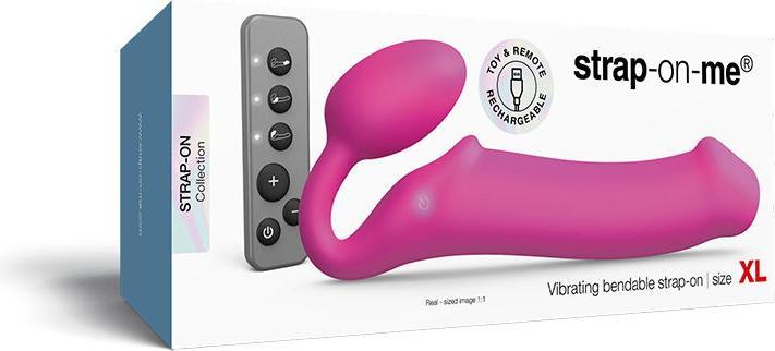 Actual product image Strap-on-me Vibrating Bendable (XL)