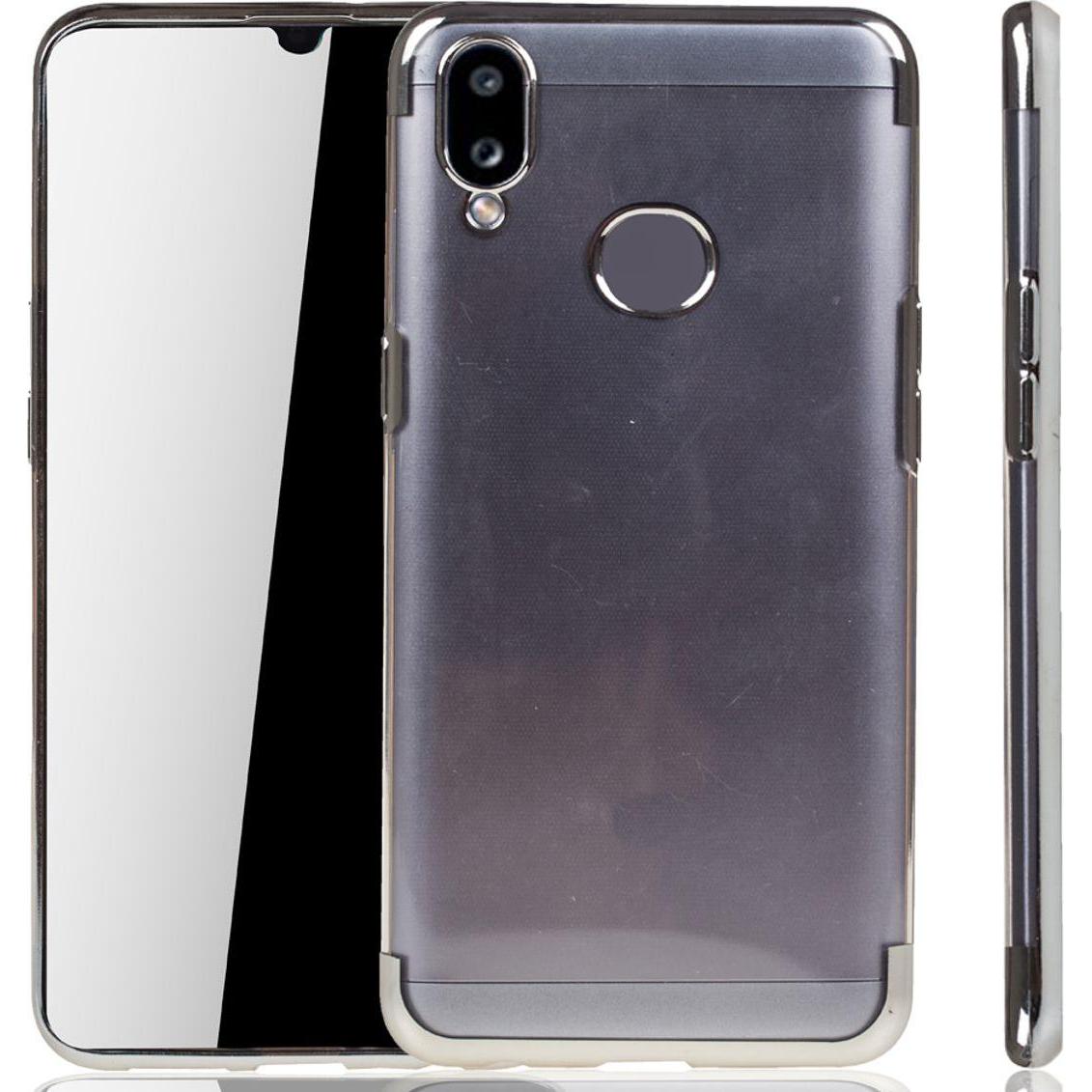 König Design Handyhülle für Samsung Galaxy A10s Schutzcase Backcover Bumper Etuis Case Silber (Samsung Galaxy A10s), Sma...