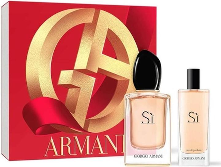 Immagine prodotto Giorgio Armani Si Eau de Parfum Gift Set 2023 50ml EDP and 15ml Travel Spray (Set di profumi)
