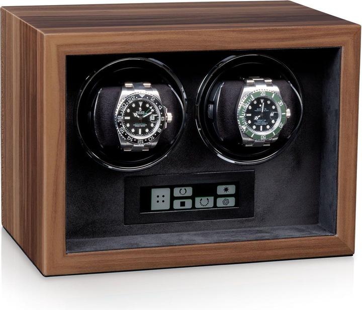 Produktbild Benson Uhrenbeweger Compact Double - Walnuss (2 x)