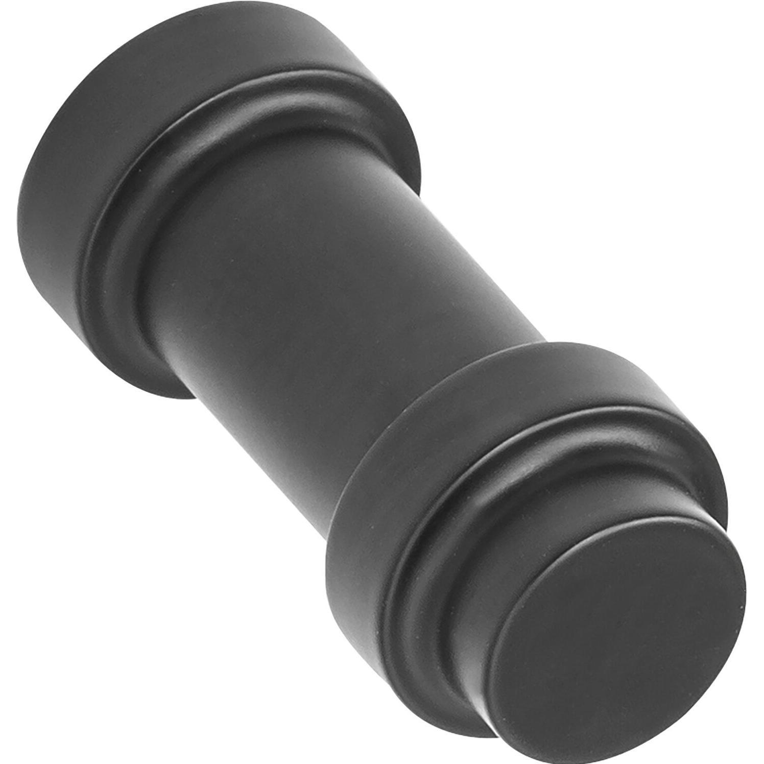 Furnipart, Möbelgriff, Möbelknopf Pillar Ø 11,4, Zinkkdruckguss schwarz matt