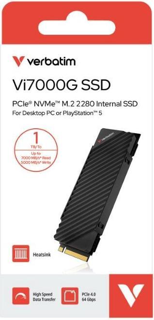 Actual product image Verbatim Vi7000G (1000 GB, M.2 2280)