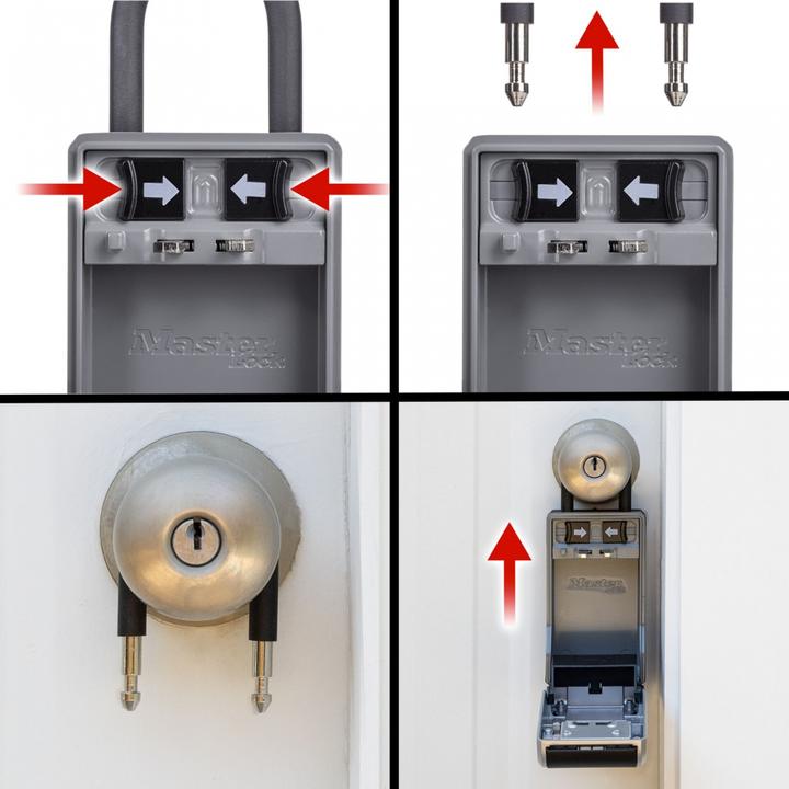 Actual product image Master Lock Key box with removable bracket 5480EURD