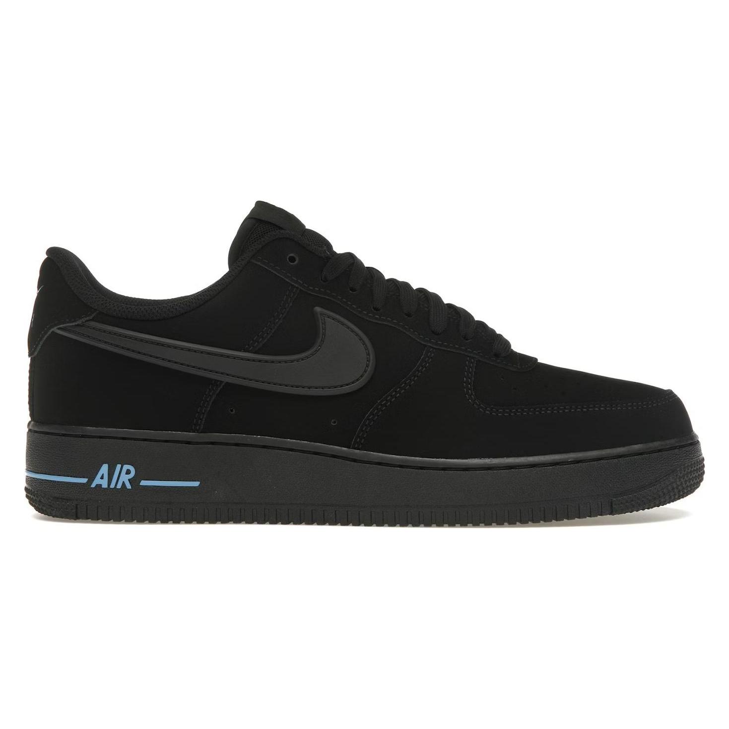 Nike, Herren, Sneakers, Herren-Sneaker Air Force 1 '07, Blau, Schwarz, (40.5)