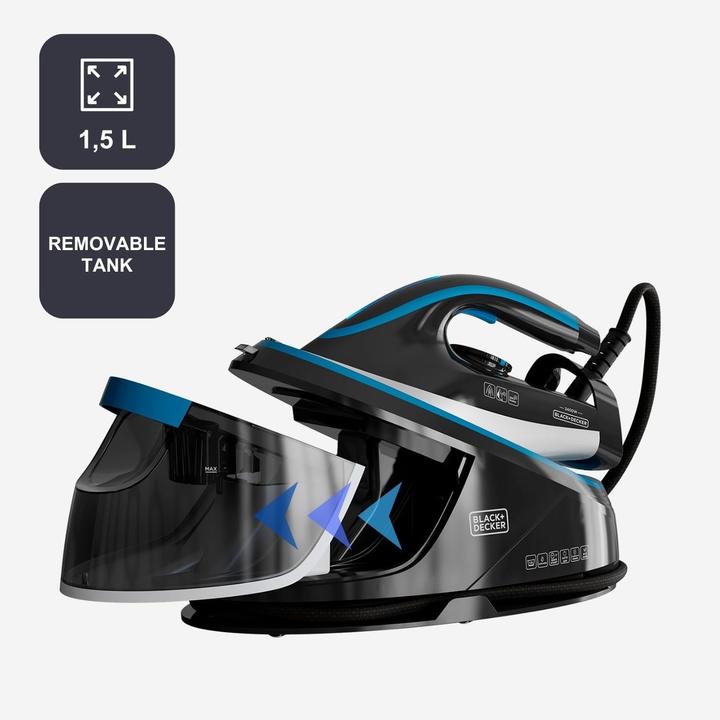 Actual product image Black & Decker Black+Decker steam generator BXSS2401E (2400W) (2400 W, 200 g/min)