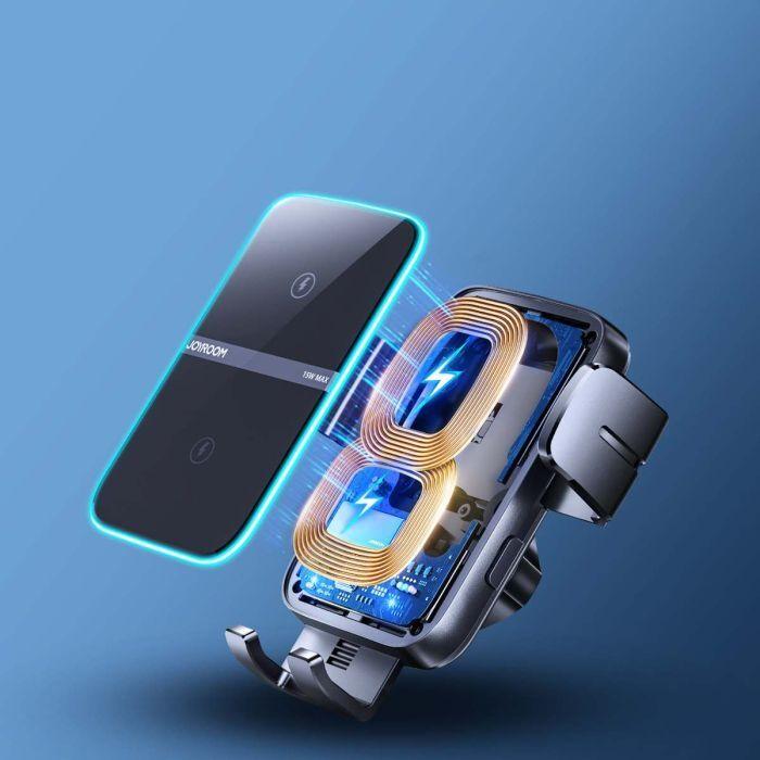 Produktbild Joyroom JR-ZS246 Car Dashboard Holder with Qi Inductive Charger (Black)