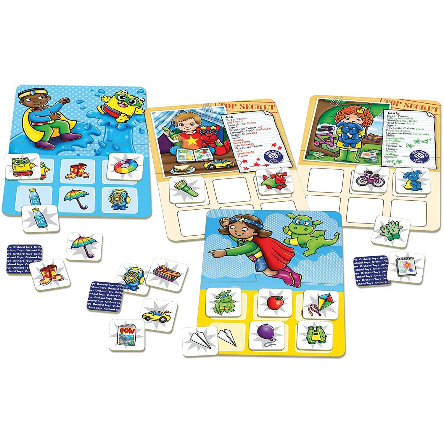 Thumbnail - Orchard Toys Board Game Superhero Lotto (in English) (Englisch)