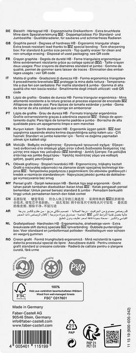 Produktbild Faber-Castell Schreibset Dino 4tlg (HB, 4x)