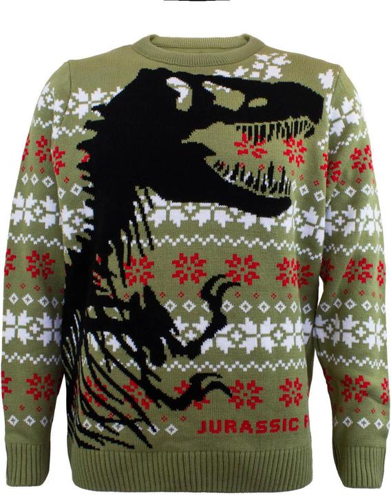 Produktbild Jurassic Park Pullover Weihnachtliches Design (XXL)