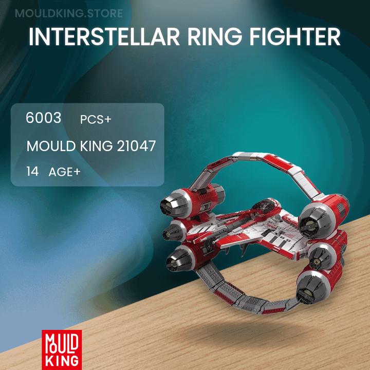Actual product image Mould King Interstellar Ring Fighter