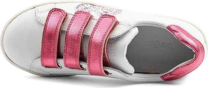 Image du produit Benjie Montreux velcro Enfant Blanc Paillettes fuchsia (33)