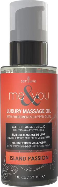 Sensuva me and you massage oil island passion 59ml (59 ml)