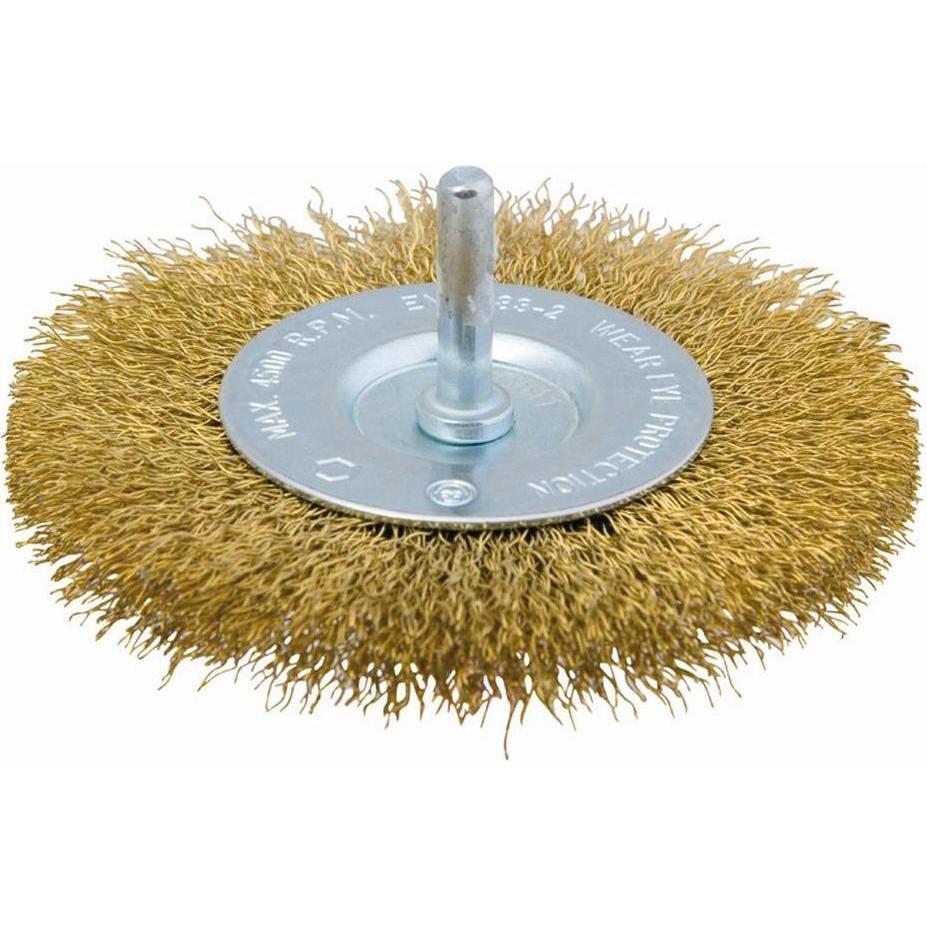 Ironside, Schleifmittel, Scheibenbürste verm100mm 0,3mm gewellt, 6mm-Schaft