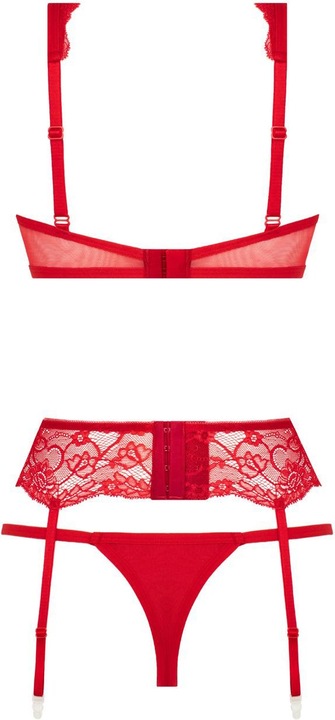 Produktbild Besired 3teiliges BHSet Marzia rot (S, M)