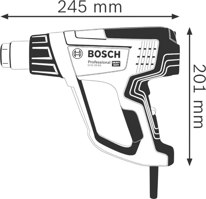 Produktbild Bosch Professional Heissluftgebläse GHG 20-63