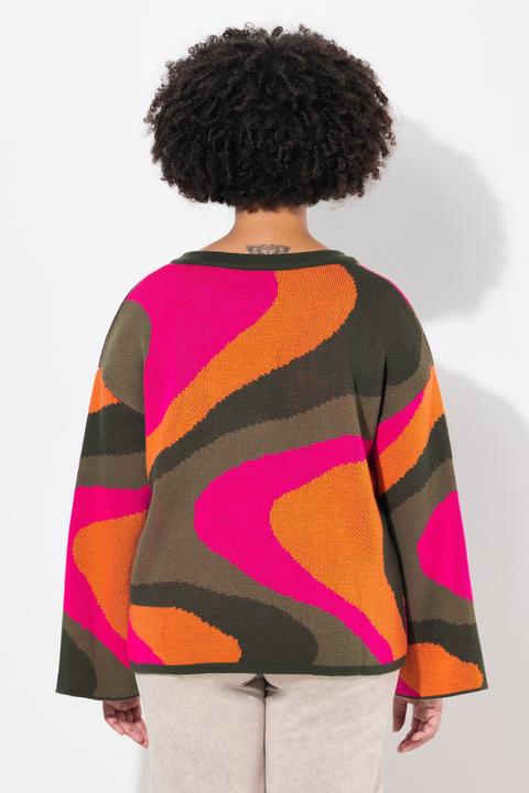 Immagine prodotto Angel of Style Pullover, oversized, Colormuster, Trompetenärmel (58)