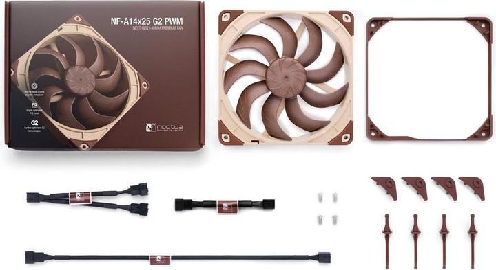 Image du produit Noctua NF-A14x25 G2 PWM (140 mm, 1 x)