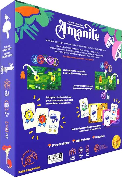 Produktbild Spiral Editions Amanite (Französisch, 2 - 4 Spieler)