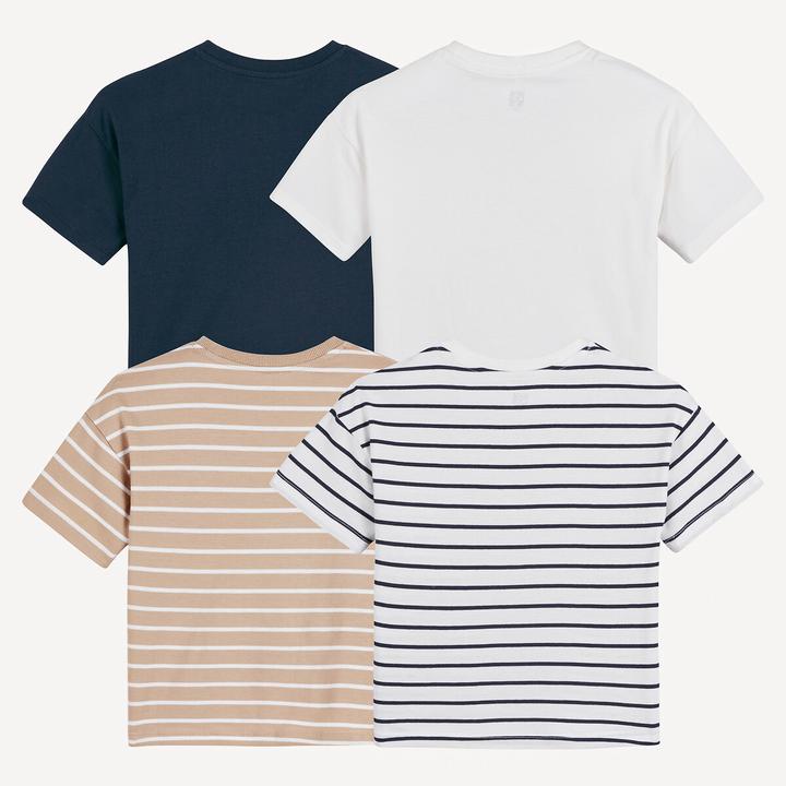 Immagine prodotto La Redoute Collections 4er-Pack T-Shirts mit rundem Ausschnitt (110)