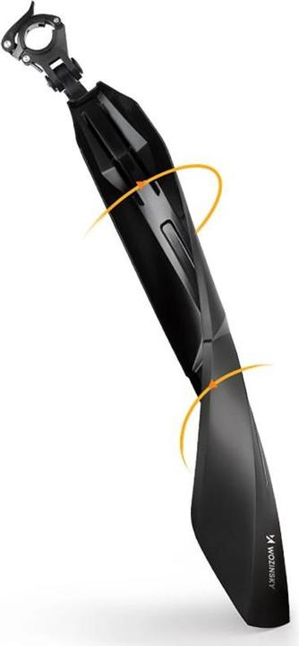 Actual product image Wozinsky WZB-01 Universal Fender Set - Black (Mudguard set)